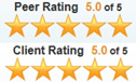 5.0 of 5.0 top rated by Lawyers.com